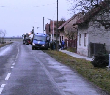 Čištění kanalizace Netřebská ulice 4. března 2014